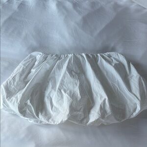 Sunday Best White Smocked Bubble Skirt